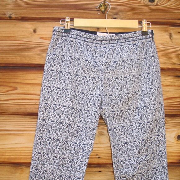 Tory Burch Heidi Slim Fit Print Pants - Picture 6 of 10